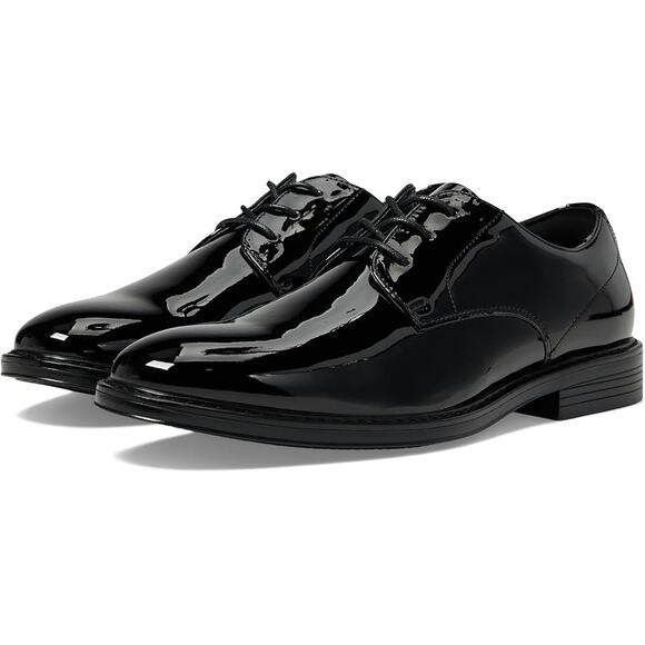Nunn Bush Mens Centro Formal Flex Plain Toe Oxford Shoes 12 M EU 45 Black NIB - Picture 1 of 12